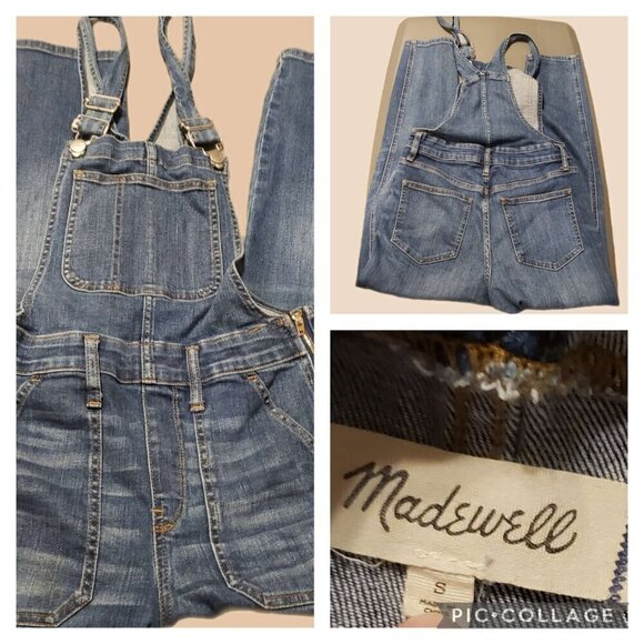 Madewell Denim - Madewell Bibs Size Small Size Zip